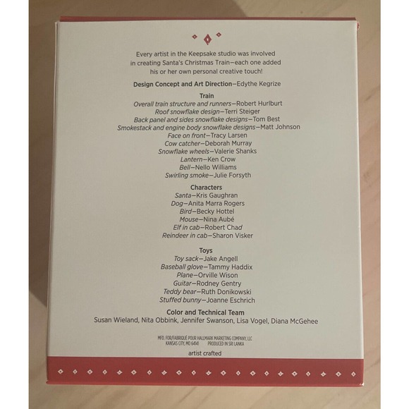 HALLMARK Keepsake 2015 Santa Christmas Train Event Exclusive 15 Signature’s NIB - Picture 3 of 3